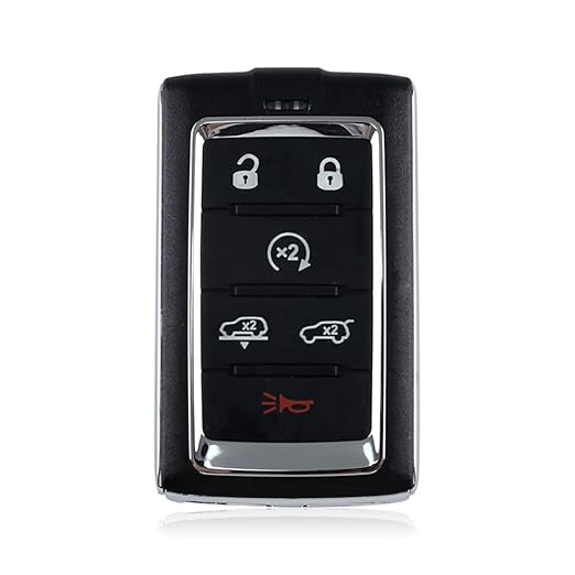 Fit for Jeep Wagoneer 2021-2023 Smart Key (SUV) Fob 433MHz 4A Chip 5+1 Buttons Keyless Entry Remote FCC ID: M3NWXF0B1