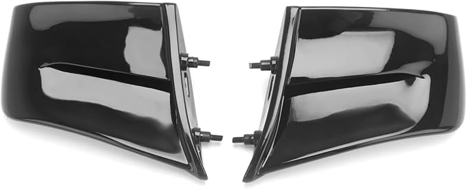 for Panigale Accessories Motorcycle Fairing Wind Fin Air Deflector Black Side Spoiler Wing for Ducati Panigale V4 V4S 2022-2024, Motorcycle Body Work Fairing Kits (Glossy Black)