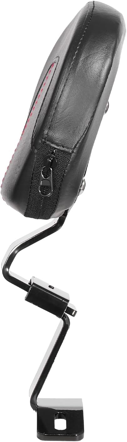 VEVOR Motorcycle Backrest Sissy Bar, Compatible With Harley-Davidson Touring Street Glide Road Glide Road King, 12.2 inch Height Detachable Rider Backrest, For Motorcycles, Black