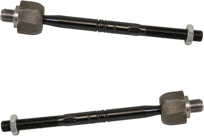 TRQ Inner Driver and Passenger Side Tie Rod Set 2 Piece Compatible with 13-20 Ford Fusion 19-21 Ford Edge without 21 Inch Wheels 22-23 Edge 13-20 Lincoln MKZ 19-23 Lincoln Nautilus