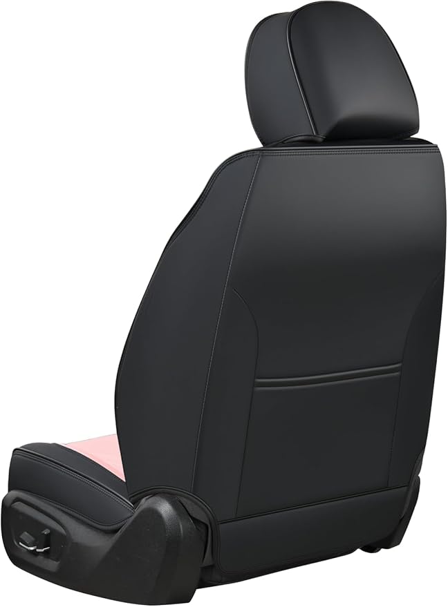 FLORICH Leather Seat Covers for Car Waterproof Front Seat Covers 2 Pack Purple Car Seat Cover Universal Driver Seat Protector for Most Cars Trucks SUV