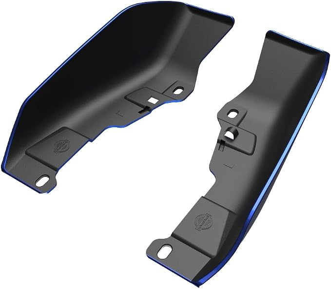 Advanblack 2026 Road Glide Mid Frame Air Deflector, Aurora Blue Denim Air Deflector Heat Shield Compatible with Harley Touring Street Glide, Road King, Electra Glide, 2009-2026