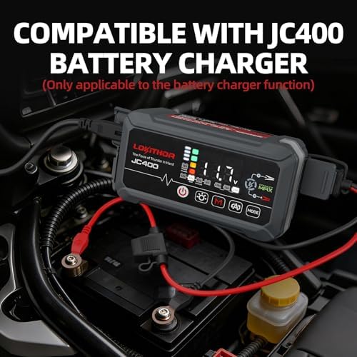 LOKITHOR JC400 9-in-1 Car Battery Charger and Cable04 X-Connect M8 Eyelet Terminal Accessory