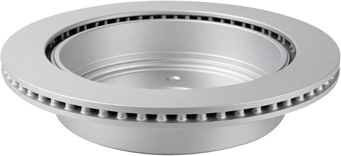 TRQ Rear Brake Rotor Set G Coated Vented Compatible with 2017-2023 Nissan Titan