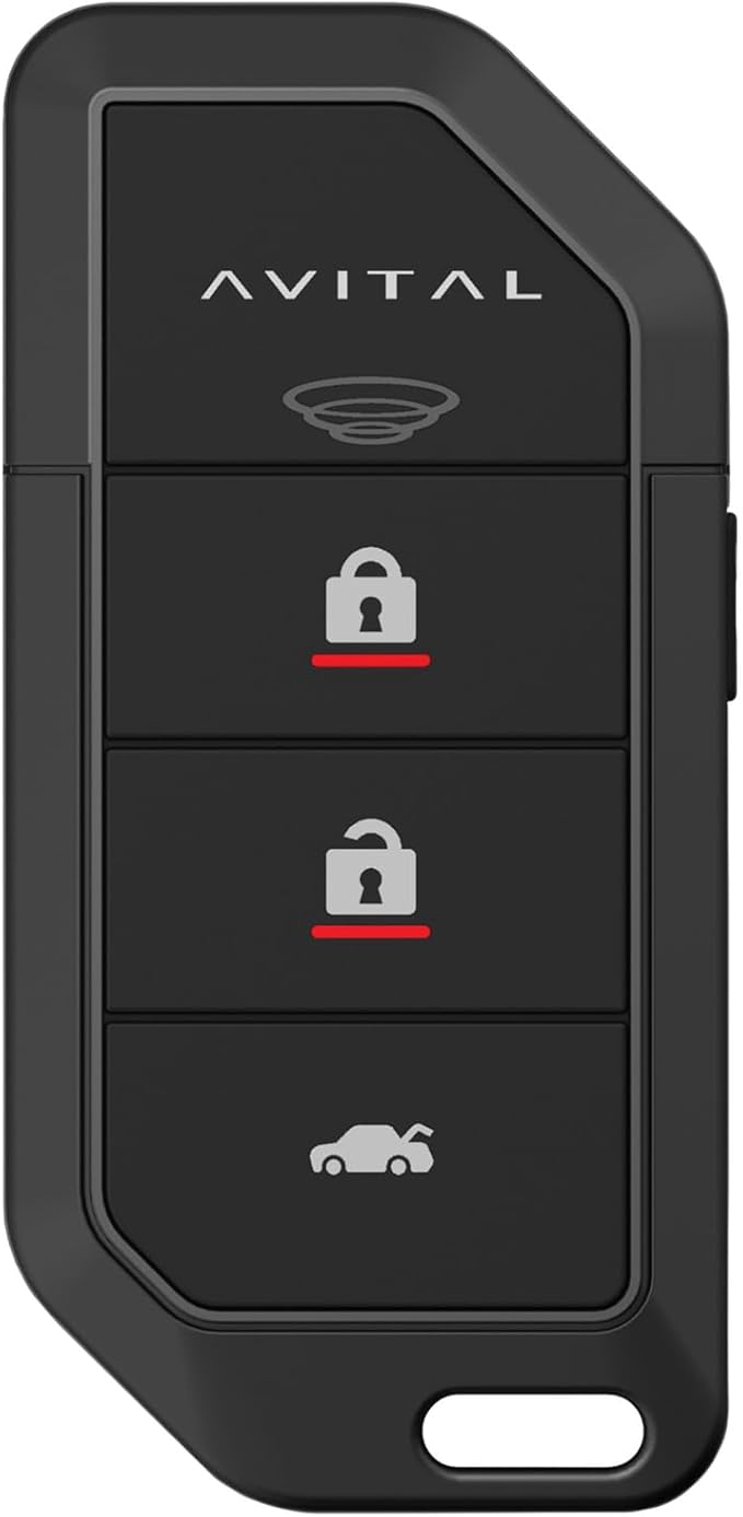 Avital 2103L Automotive Keyless Entry System with Two 4-Button Remotes