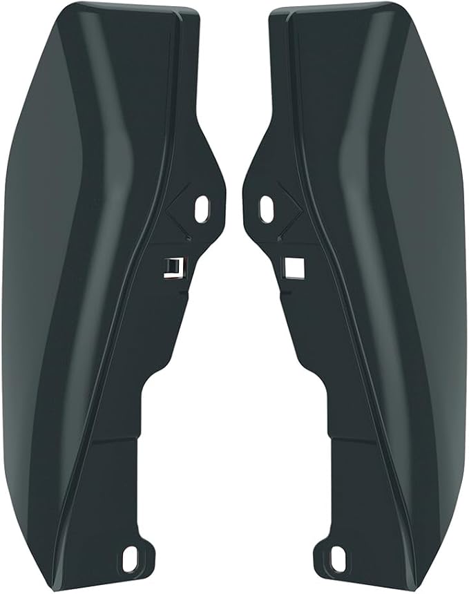 Color - Matched Mid Frame Air Deflectors Heat Shield, Perfectly Fit for Harley Touring Models 2009-2026 Iron Horse Metallic