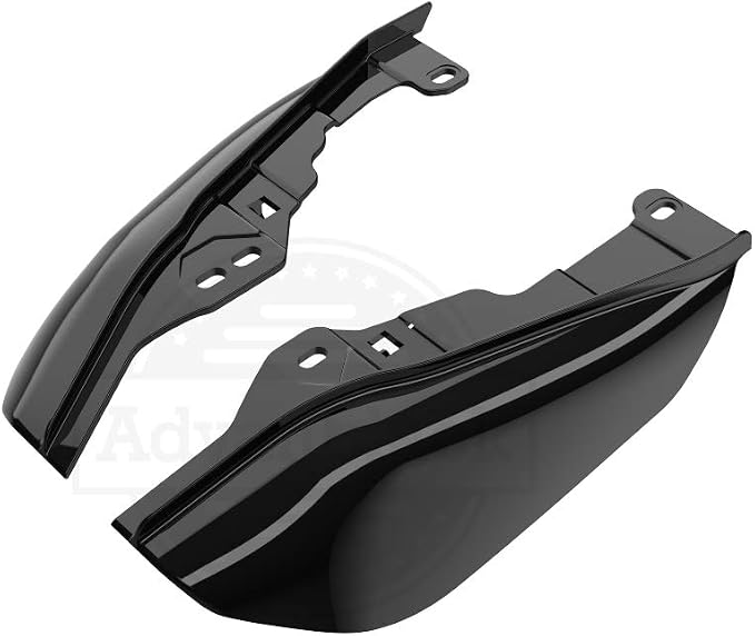 Advanblack 2024 RG Mid Frame Air Deflectors Compatible for Harley Touring Street Glide, Road King, Electra Glide, 2009-2025(Vivid Black)