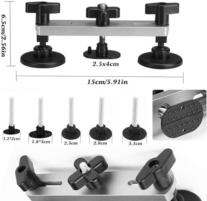 Auto Dent Puller Kit, Car Paintless Dent Repair Tool for Automobile Body/Motorcycle Body/Refrigerator Dent Removal