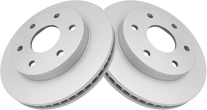 TRQ Front G-Coated Brake Rotor LH RH Kit Pair Set of 2 for GM Truck SUV