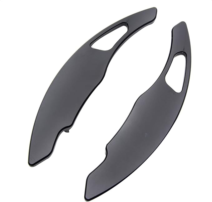 Steering Wheel Shift Paddle Extended Shifter Trim Cover Compatible with Volkswagen VW Golf 7 Scirocco SAGITAR GLI LAMANDO GTS Polo GTI Car Accessories Aluminum Alloy Black