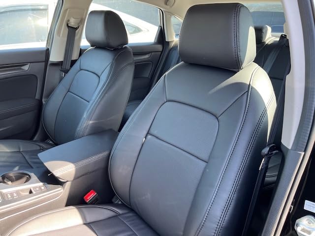 Clazzio 2022+ Honda Civic Sedan Rear Bench seat Non Hybrid Black with Blue Stitching Leather Seat Cover
