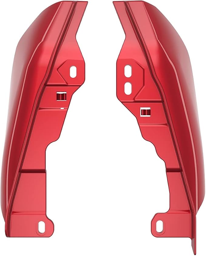Advanblack 2024 RG Mid Frame Air Deflectors Compatible for Harley Touring Street Glide, Road King, Electra Glide, 2009-2025(Wicked Red)