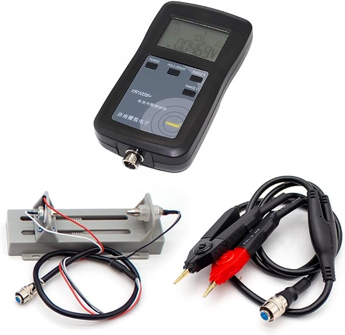 4 Line YR1035 Battery Internal Resistance Test Meter High Precision Battery Voltage Tester Digital Battery Analyzer (Set G)