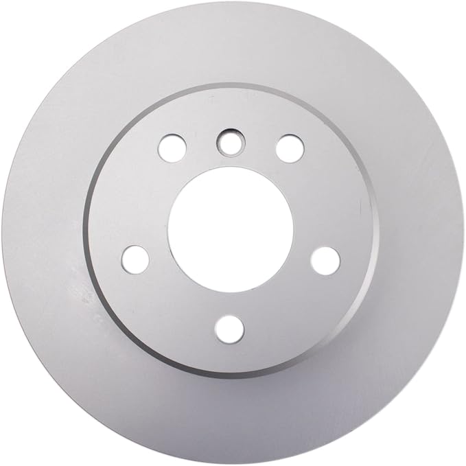 TRQ Rear Brake Rotor Set G Coated Solid Compatible with 2000-2006 BMW X5