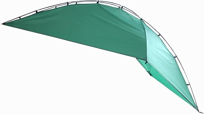 Kamp-Rite KAMPAWN319 SUV Sport Multi Use Outdoor Shade Shelter Tent Camping Awning w/ 3 Poles, 2 Legs, & Carry Bag, Jolly Green