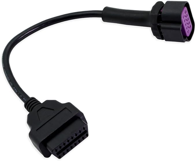 ALEXAPRO OBD2 Adapter 10 Pin Cable Fit for Jaltest JDC617A Mercury | Fit for Jaltest JDC617A DTS for Mercury for Mercruiser Marine Diagnostic Replace JDC617A