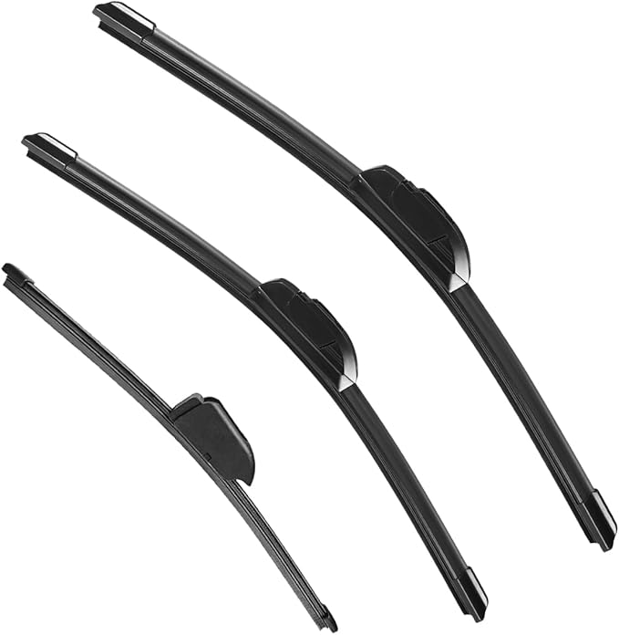 3 Pack Windshield Wiper Blades Compatible with Hyundai Elantra 2012-2016 / Hyundai Elantra GT 2013-2017 Original Factory Quality Front Rear Wipers Blade Set for My Car - 28" 14" 13"