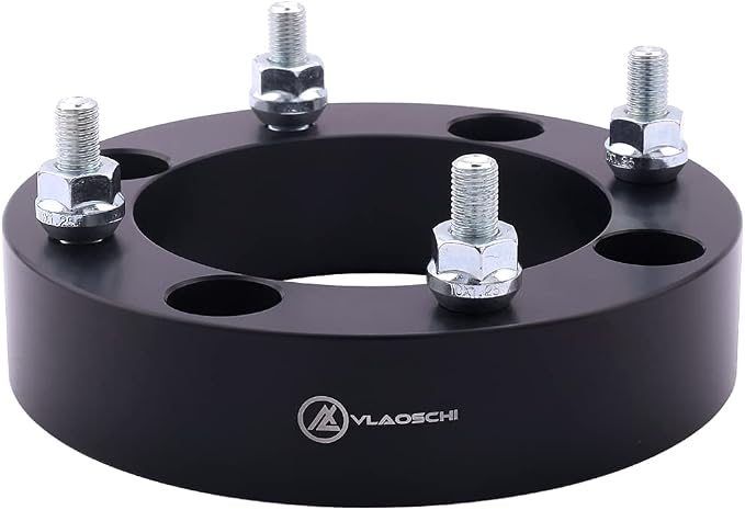 Black Forged 4x137 ATV Wheel Spacers 1.5 Inch with 12x1.5 Studs Compatible with Honda Can-Am 4 Lug for 2019-2022 Talon 1000R 1000X | 2016-2022 Pioneer 1000 | 2017-2022 Maverick X3 - Pack of 2