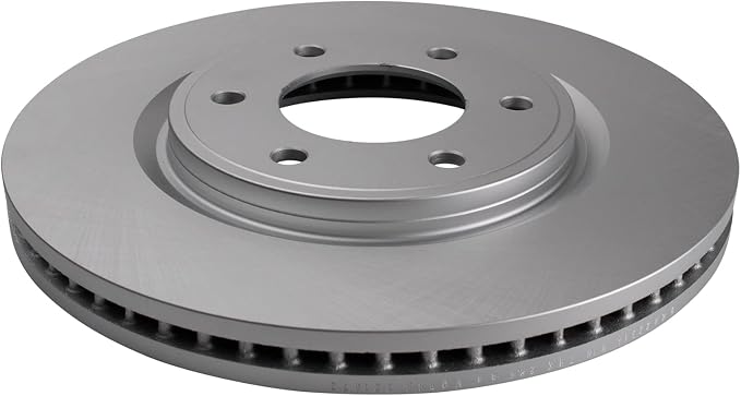 TRQ Front Brake Rotor Set Coated Compatible with 2007-2013 Infiniti QX56 2014-2024 QX80 2007-2024 Nissan Armada 2007-2023 Titan