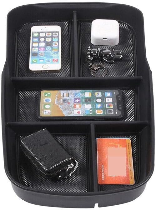 ABS Car Storage Box Central Control Lower Storage Box Tray,Fit forMercedes-Ben-z EQE EQS 2022-2024,Center Console Organizer Lower Tray Central Control Storage
