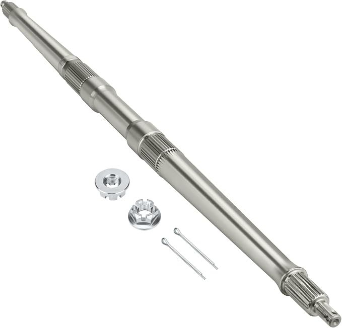M MATI Rear Axle Shaft with Nut for Yamaha YFZ450 2004-2005 5TG-25381-00-00 90171-14037-00