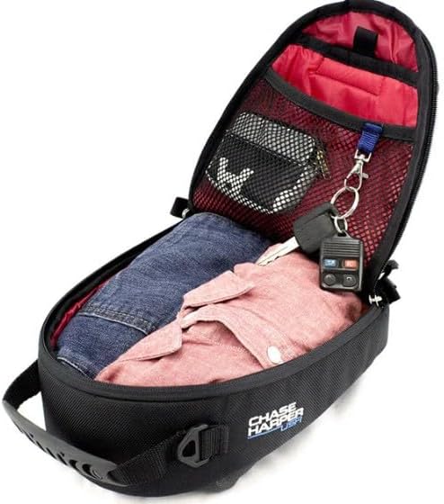 Chase Harper USA 450 Strap Mount Tank Bag - Water-Resistant, Tear-Resistant, Industrial Grade Ballistic Nylon with Anti-Scratch Rubberized Polymer Bottom, Adjustable Strap Mounting