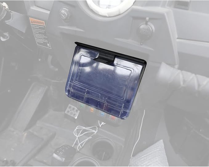 A & UTV PRO Center Console Dash Storage Box for RZR XP 1000, Upgraded with Seal ABS Plastic Glove Box for 2014-2018 Polaris RZR XP 4 1000 S 900 Accessories