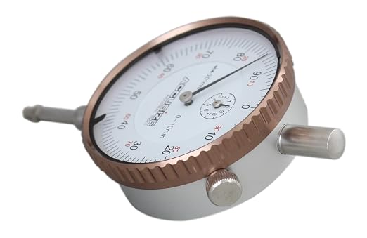 Accusize 0-10mm Dial Indicator, Resolution: 0.01mm, P900-S001 | 0-10mm x 0.01mm, AGD2 Style, Metric, Lug Back