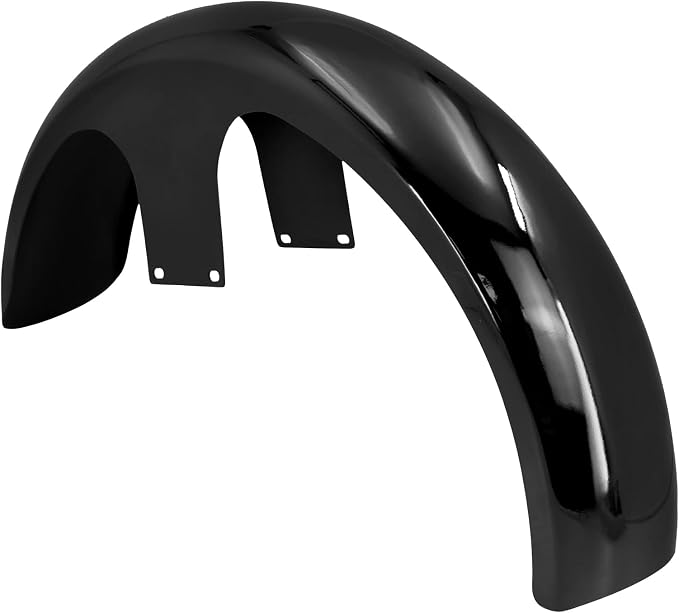 Front Fender 19'' 21'' 23'' Wheel Wrap Fit For Harley Touring Street Glide Road King Electra Glide Baggers (120/R23 Gloss Black)