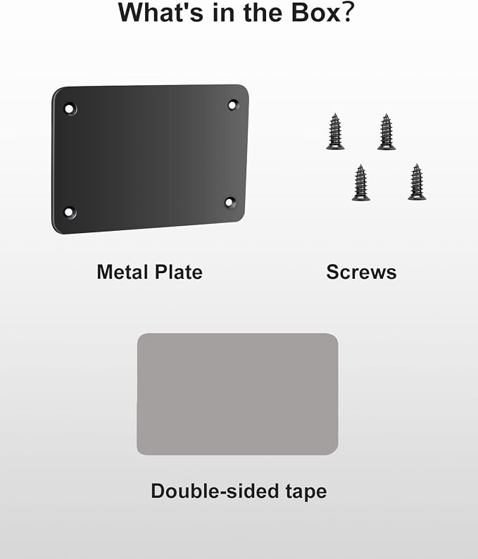 1080P Magnetic Wireless Backup Camera and Metal Plate, WiFi Hitch Camera with Long-Lasting Battery,Night Vision,IP69K, Easy Installation for RVs, Trucks, Trailers