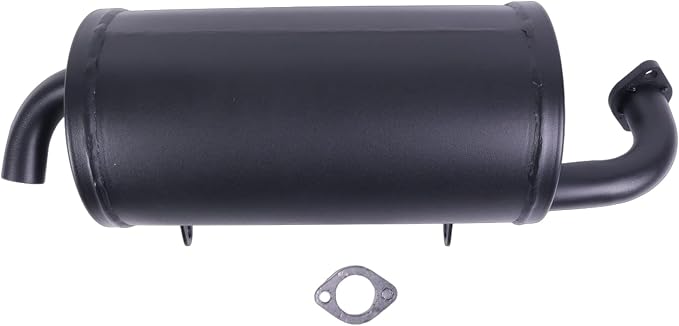 Exhaust Muffler 18091-0235 18091-0487 with Gasket 11061-0132 Compatible with 2004-2020 Kawasaki Mule 600 2X4 610 4X4 SX KAF400 UTVs