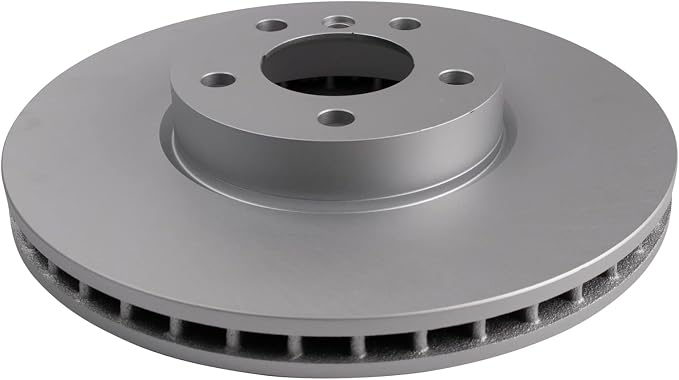 TRQ Front Brake Rotor Set G Coated Vented Compatible with 2007-2018 BMW X5 2011-2019 X6
