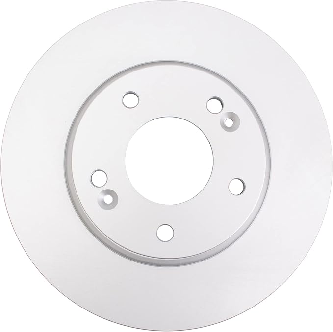TRQ Front Brake Rotor Set G Coated Vented Compatible with 2011-2023 Hyundai Elantra Elantra Coupe GT Kona Veloster Venue 2014-2024 Kia Forte Forte Koup Forte5 Seltos Soul