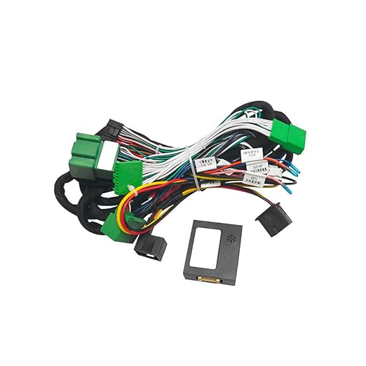 16pin Car Radio Stereo Power Retrofit Harness Cable Wire Loom for 2004-2014 Volvo XC90 with Fiber Amplifier Can Bus Decoder