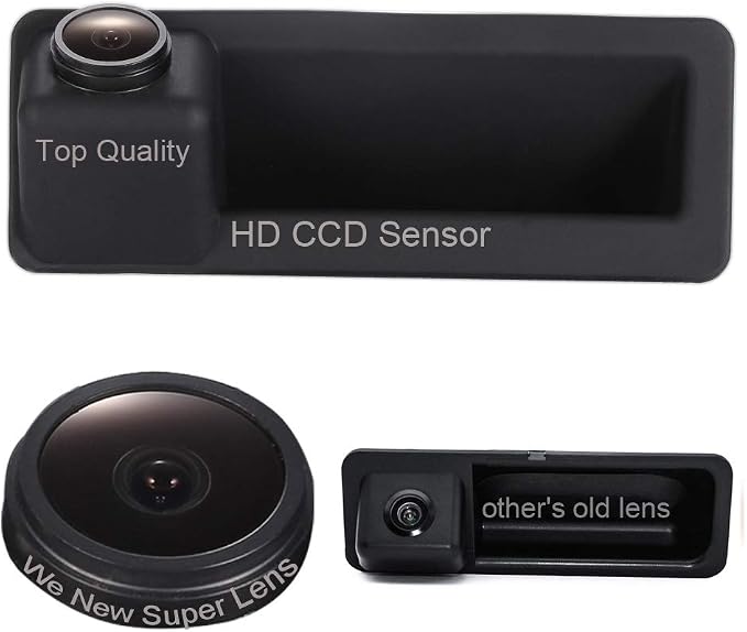 18mm Len Super Pro HD Handle Trunk Handle car 1280 * 720 Pixel 1000TV Lines Starlight HD Camera Lens Wide Angle Wide -Angle reversing Camera for BMW E60 E71 E72 E88 E84 E91 E92 E93/1 3 5 x6 x1