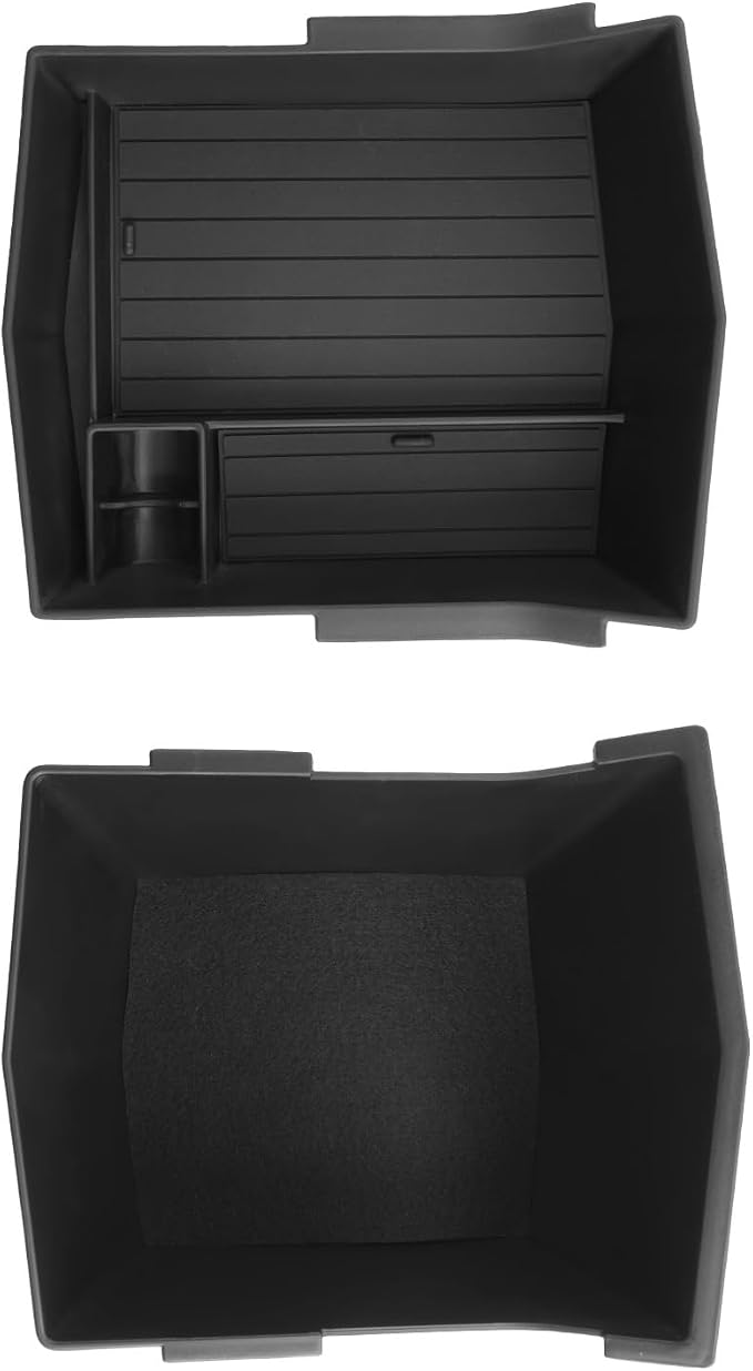 LUWU 2-Pack Center Console Organizer for 2025 2026 Subaru Forester Accessories (Base/Sport/Limited) Armrest Console Storage Box Insert Tray Coin Container (Not for 2026+ Touring/Wilderness/Premium)