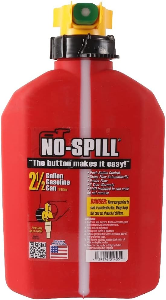 NO-SPILL 2-1/2 gal. Gas Can
