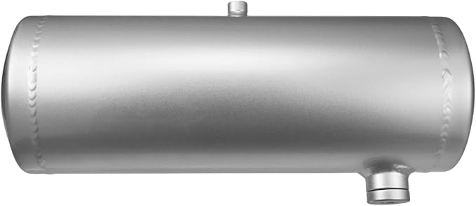 2 Gallon Minibike Gas Tank Fuel Tank Aluminum Cylinder 6 x 18" Center Fill minibike gas fuel tank For Golf Cart ,Motorcycle ,Dune Buggy ,mini bike ,go kart-Silver