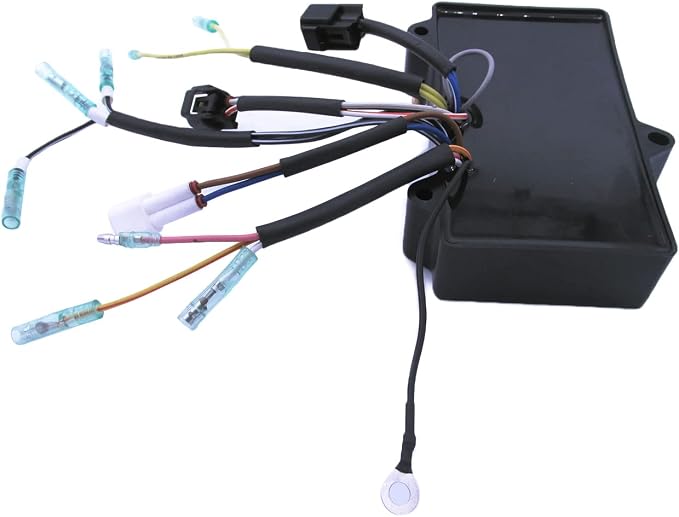Boat Engine 6H2-85540-10 6H2-85540-11 6H2-85540-12 6H2-85540-13 ABS Ignitor Capacitor Discharge Ignition Coil Unit Assembly for Yamaha Outboard Motor 2-Stroke 50HP 60HP 70HP