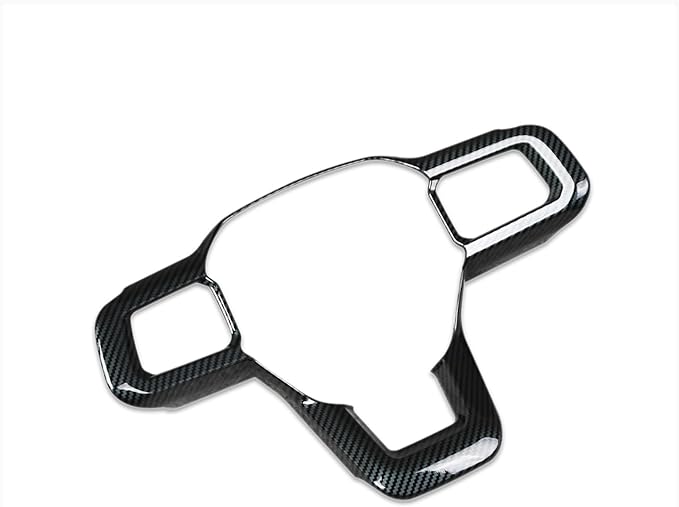 for Ford New Mustang 2024 2025 2026 Wheel Steering Trim Panel Cover Trims ABS Carbon Fiber Pattern