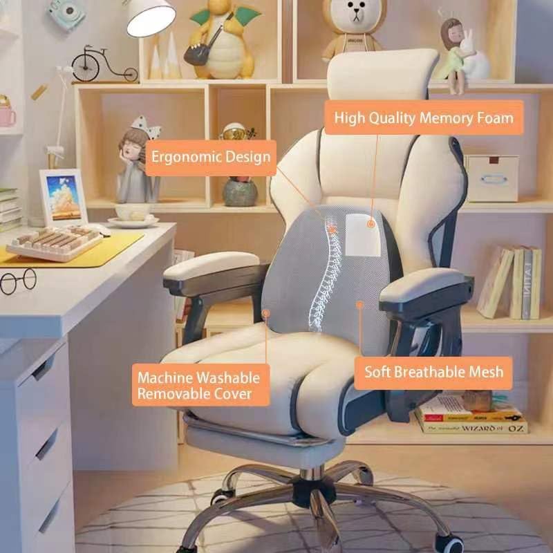 Super Comfy Lumbar Pillow, Lumbar Support Pillow for Back Pain Relief with Adjustable Strap, 100% Memory Foam & Breathable Removable Cover, Ergonomic Design - Softness Back Support Pillow(Gray)