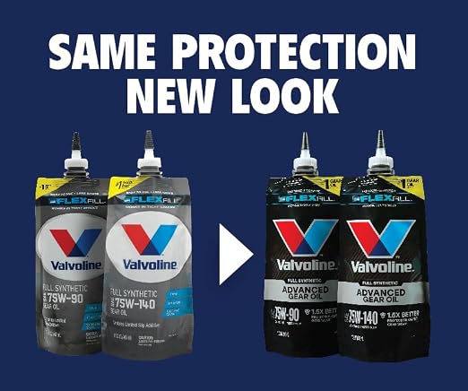 Valvoline FlexFill Advanced Full Synthetic 75W-90 Gear Oil 1 Quart Pouch