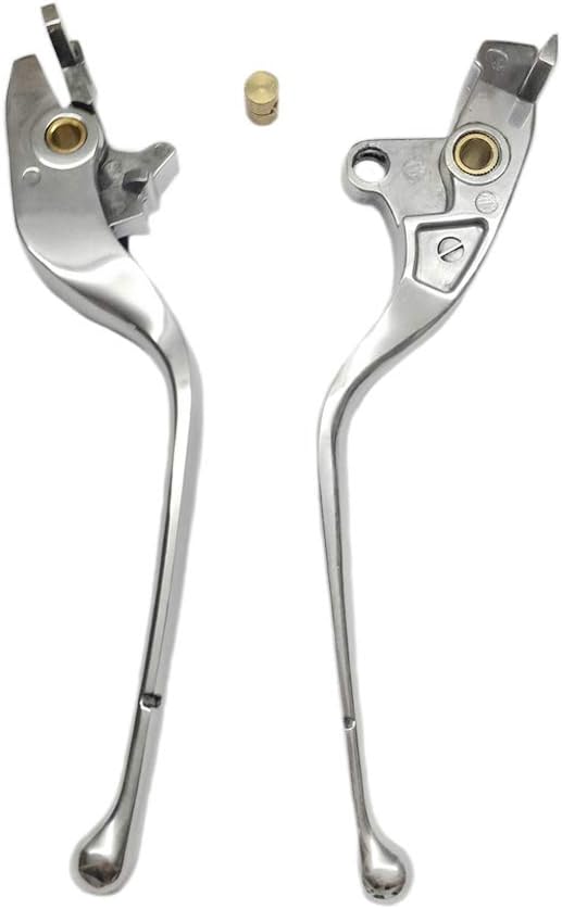Motorcycle Brake Clutch Hand Levers Compatible with Victory Vegas 8 Ball Kingpin Hammer Sport Vision Polished Silver