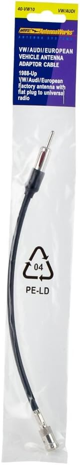 Metra 99-2006 Installation Kit for Select 2003-2006 Cadillac CTS/SRX Vehicles & 40-VW10 Factory Antenna to Aftermarket Radio Adapter for Select 1988-Up Audi/BMW/Mercedes/Smart Vehicles, Accessory