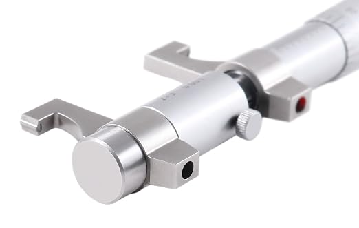 Accusize Industrial Tools 2-3'' by 0.001'' Inside Micrometer in Fitted Case, Satin Chrome Finished, Eg00-3223 | Range: 2-3", Graduation: 0.001", Accuracy: 0.00028", Resolution: 0.0001", Satin Chrome Finish