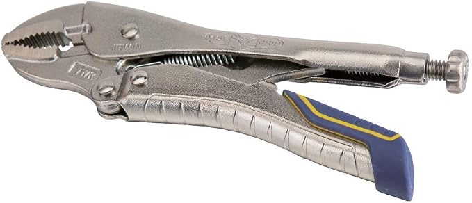 IRWIN VISE-GRIP Locking Pliers, Fast Release, Curved Jaw with Wire Cutter, 7-Inch (IRHT82580) (Pack of 5)