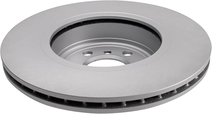 TRQ Front Brake Rotor Set G Coated Vented Compatible with 2004-2010 BMW X3