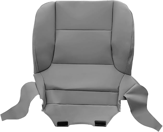 Driver/Passenger Side Bottom Seat Cover and Foam Cushion Pad, Dark Ash Gray Seat Cover Fits for Chevy Silverado GMC Sierra 1500 2500 3500 2015-2019 (Also for Passenger Side)