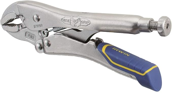 IRWIN VISE-GRIP Locking Pliers, Fast Release, Curved Jaw with Wire Cutter, 7-Inch (IRHT82580) (Pack of 5)