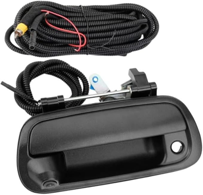 Riloer Tailgate Handle Rear View Camera, Tailgate Door Handle Camera, Compatible with Toyota 2000-2006 Tundra, Backup Tailgate Camera with Static Guidelines